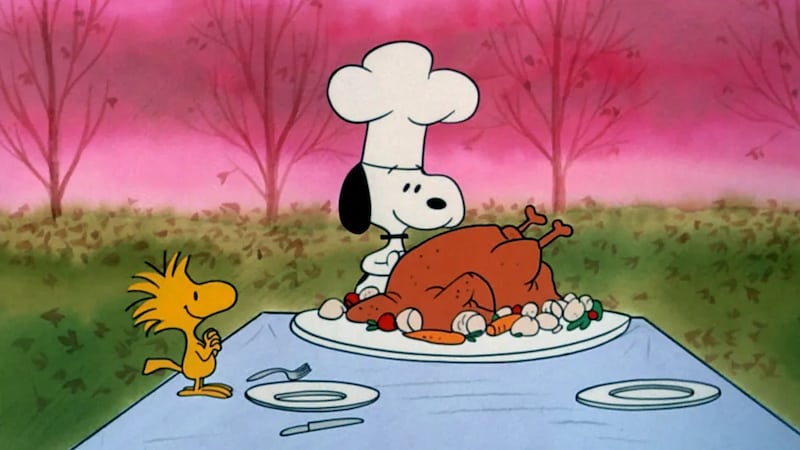Charlie Brown Thanksgiving Turkey Snoopy Woodstock