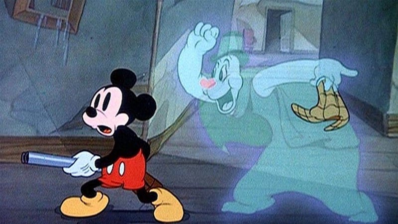 Mickey Mouse And Ghosts