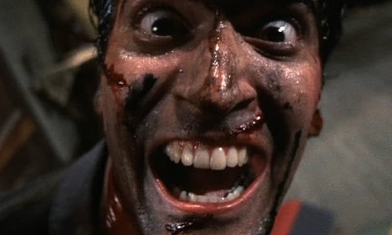 Bruce Campbell in Evil Dead 2