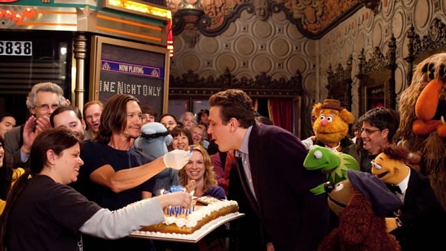 Jason Segel's Birthday on the set of The Muppets