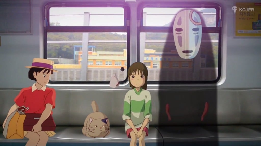 The Ghibli on the Train: Miyazaki's Animation in the Real World