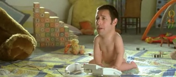 Funny People: Adam Sandler as a Man-Baby is Hilarious