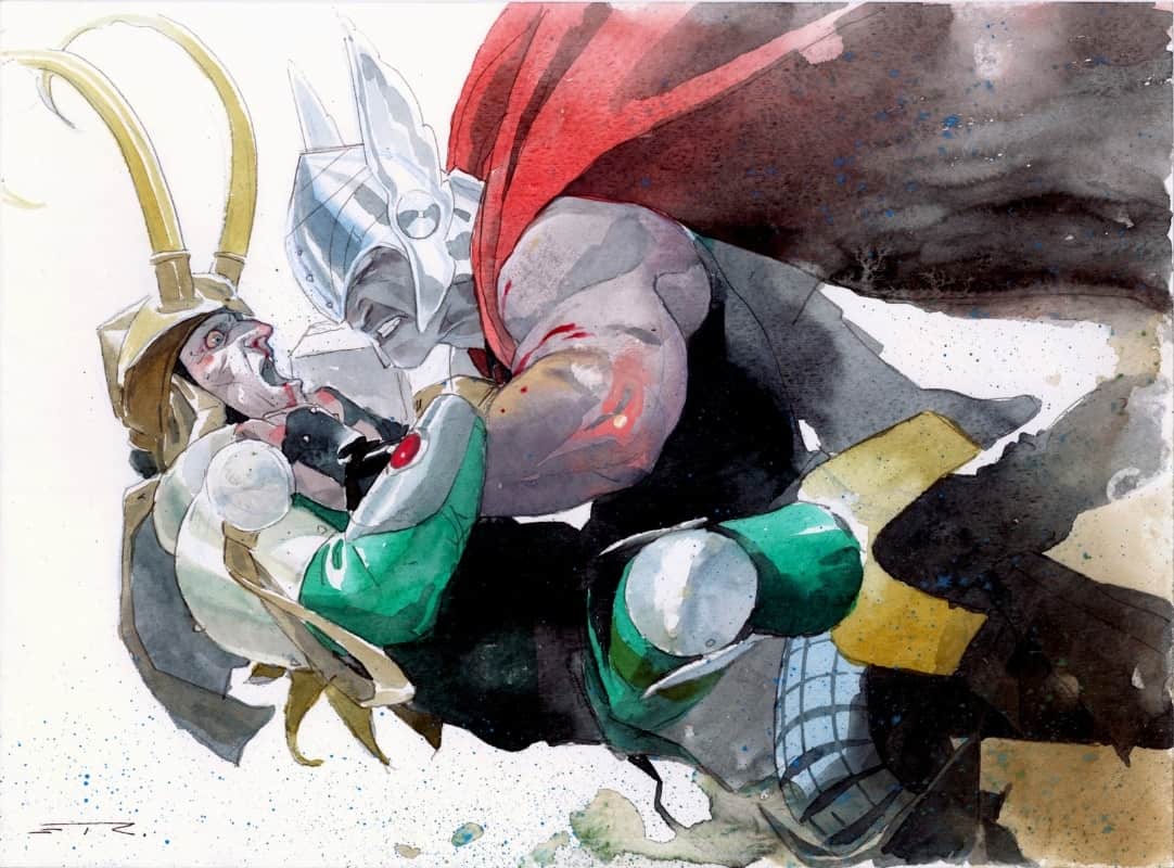 Thor Vs Loki By Esad Ribic