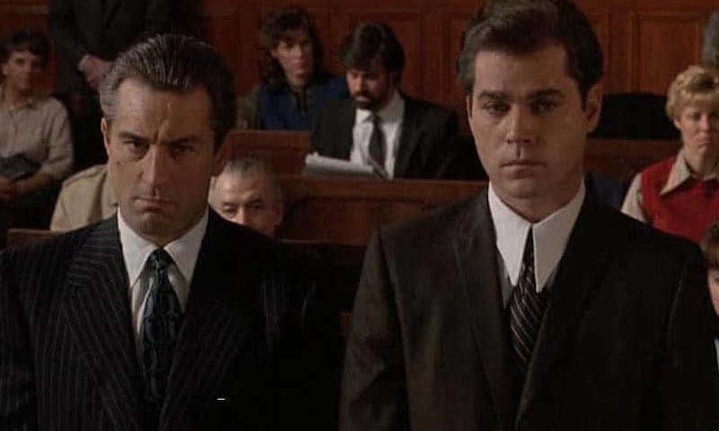 Goodfellas voice-over Ray Liotta Robert De Niro X
