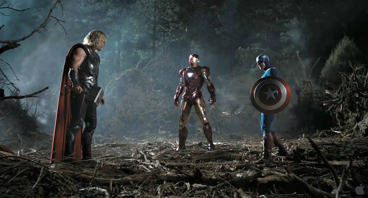 The Avengers In The Woods