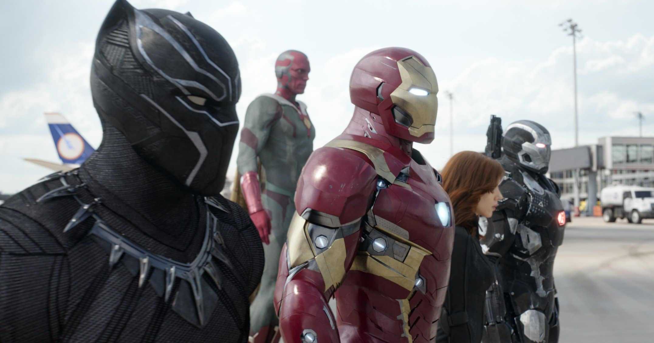 Captain America Team Iron Man