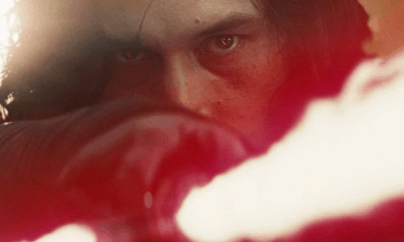 The Last Jedi Kylo Stare