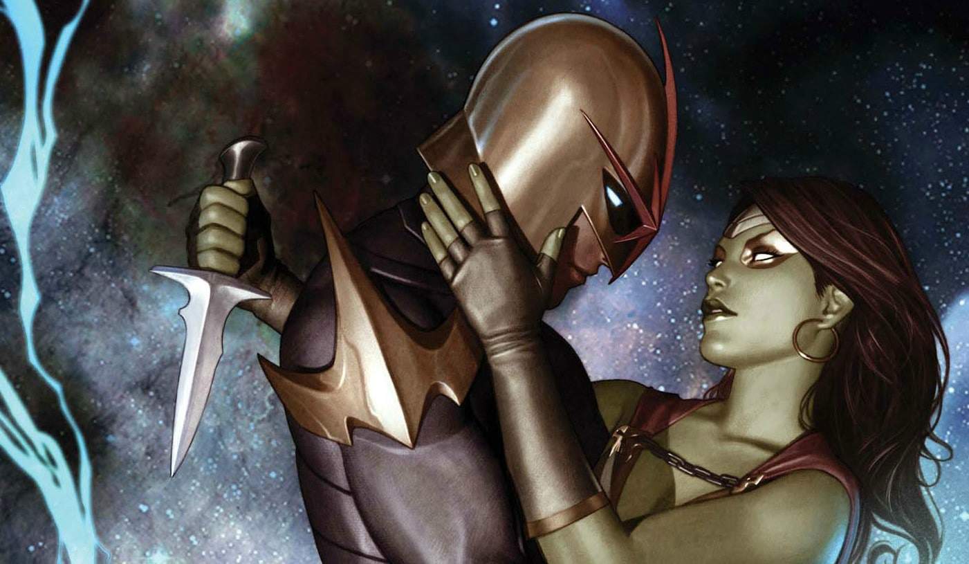 Nova And Gamora