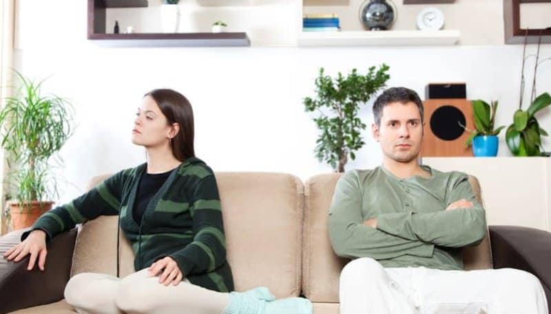 22159818 - image of young couple after quarrel