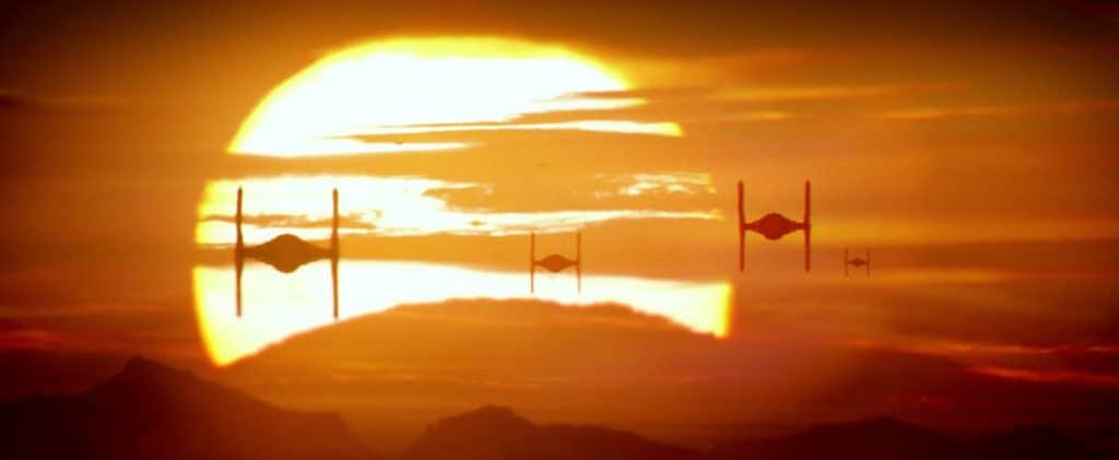 Sunset The Force Awakens