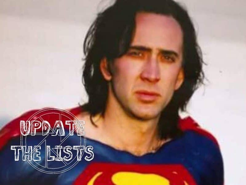 unmade superhero movies Nicolas Cage Superman