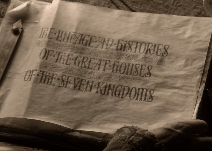Pedigree Book Westeros