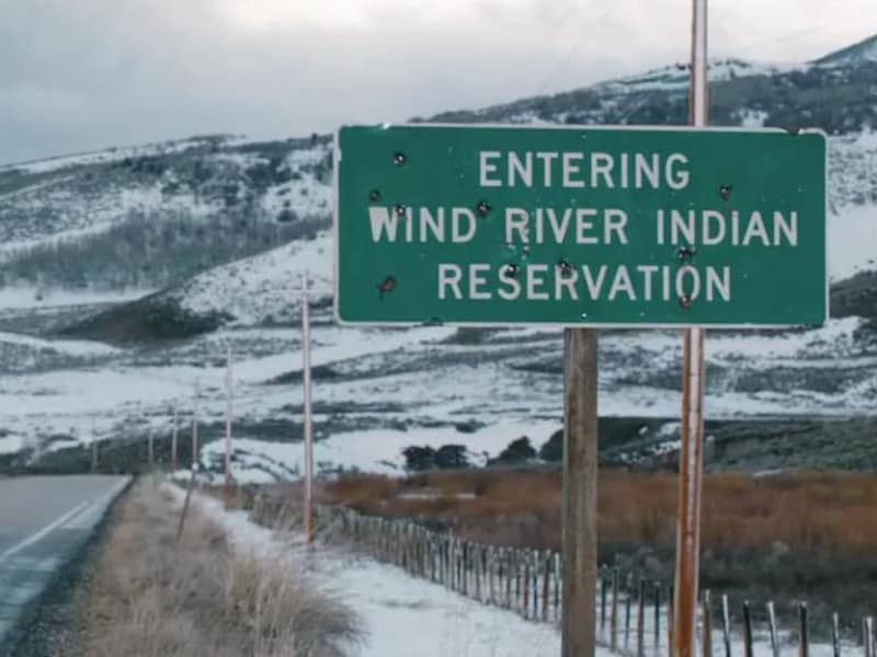 Welcome sign to Wind River