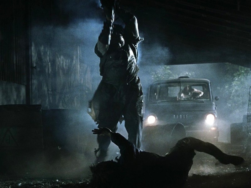 Leatherface Wielding Chainsaw