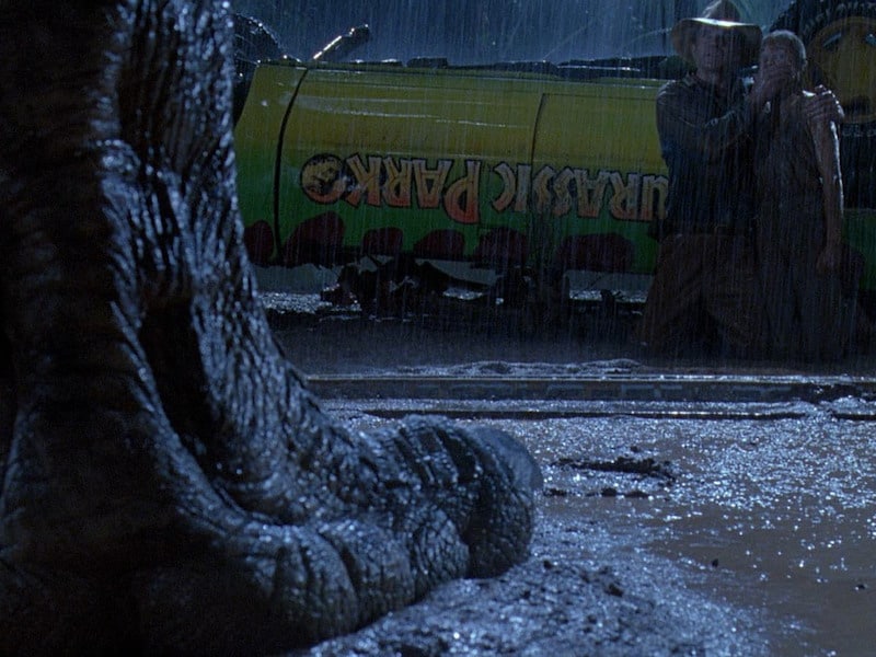 Jurassic Park Cinematography and framing