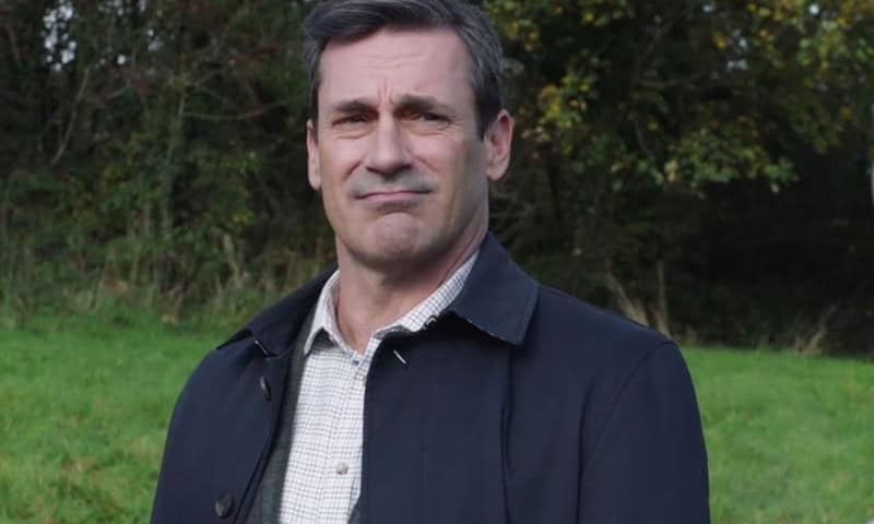 Jon Hamm wondering why he's in Wild Mountain Thyme