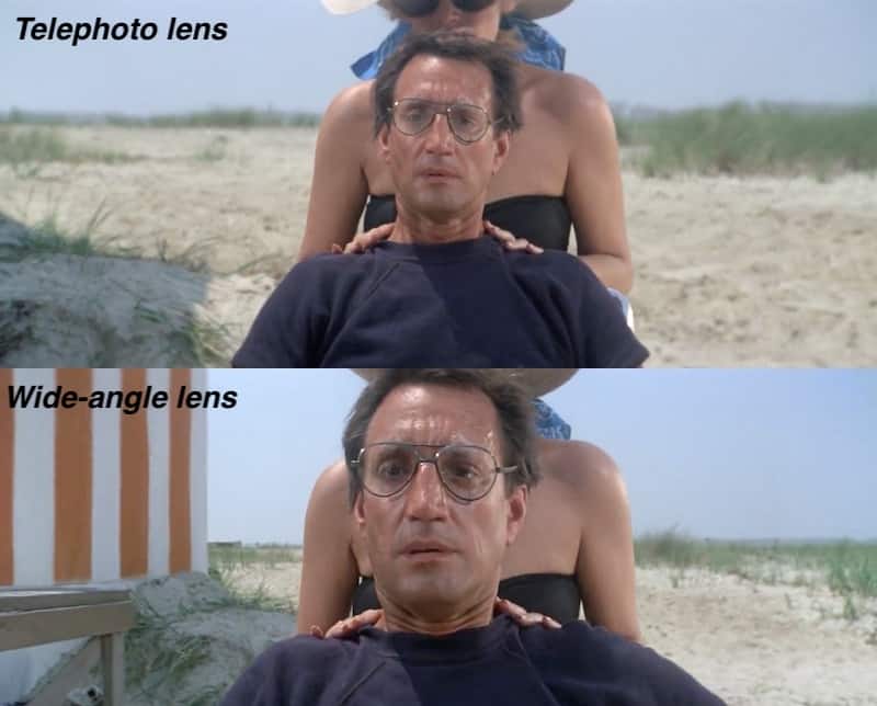 Jaws Dolly Zoom Telephoto To Wide Angle