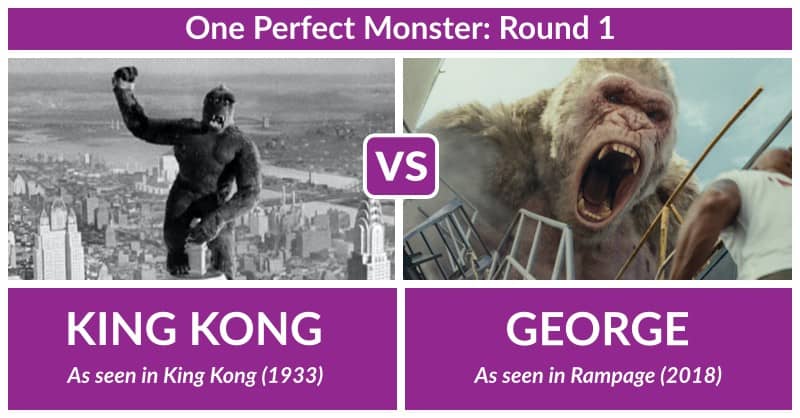Monster Bracket Round Kingkong Vs George