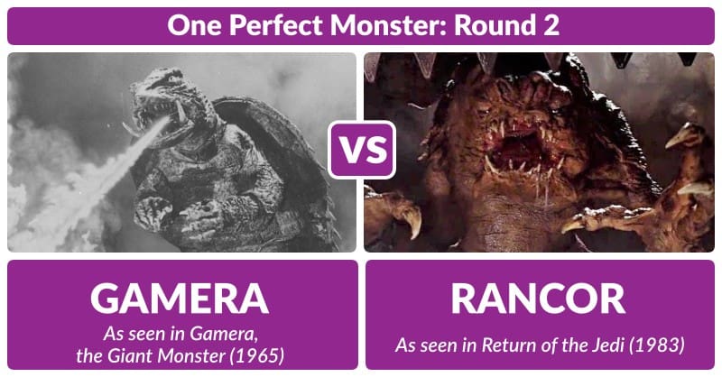 One Perfect Monster Round Gamera Vs Rancor