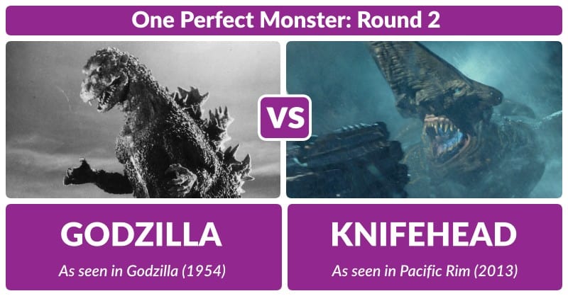 One Perfect Monster Round Godzilla Vs Knifehead