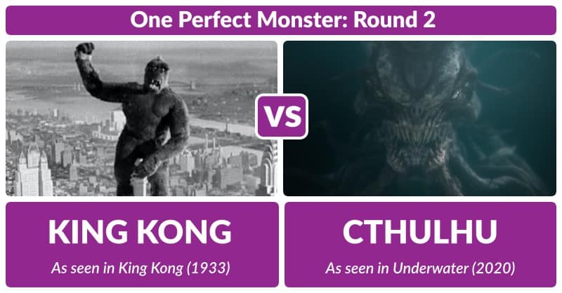 One Perfect Monster Round Kong Vs Cthulhu