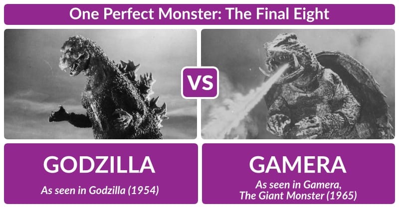 One Perfect Monster Round Godzilla Vs Gamera