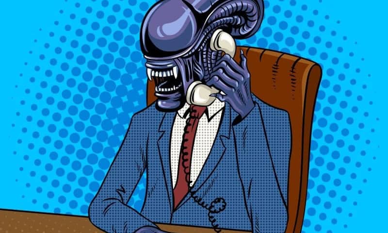 Horror Monster In Suit