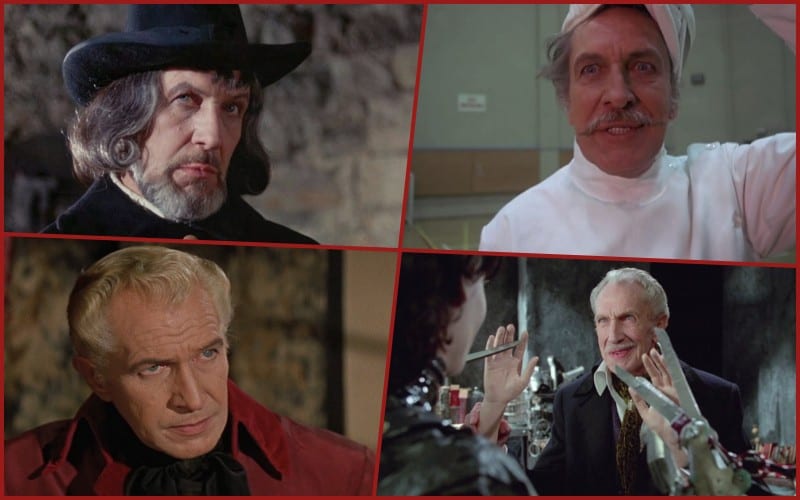 Horror Lists Vincent Price Movies