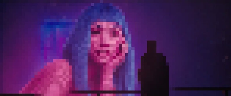 Blade Runner 2049 pixelized not high resolution